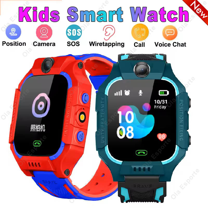 Smartwatch Watches For Kid Boy - สมาร์ทวอทช์เด็ก 2G ใส่ซิมการ์ด นาฬิกาอัจฉริยะสำหรับเด็ก พร้อมระบบติดตาม SOS