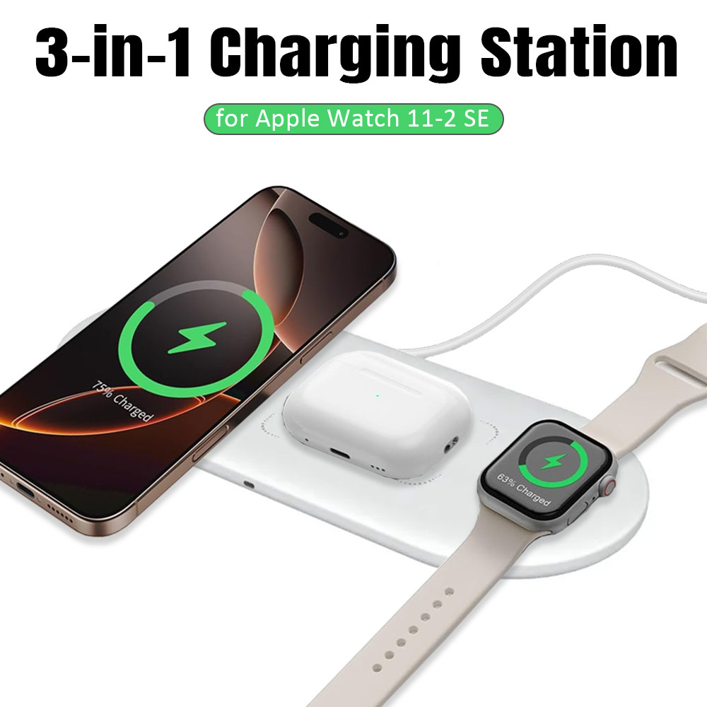 Watch 7 Smartwatch Iphone - แท่นชาร์จไร้สาย 3 in 1 สำหรับ iPhone