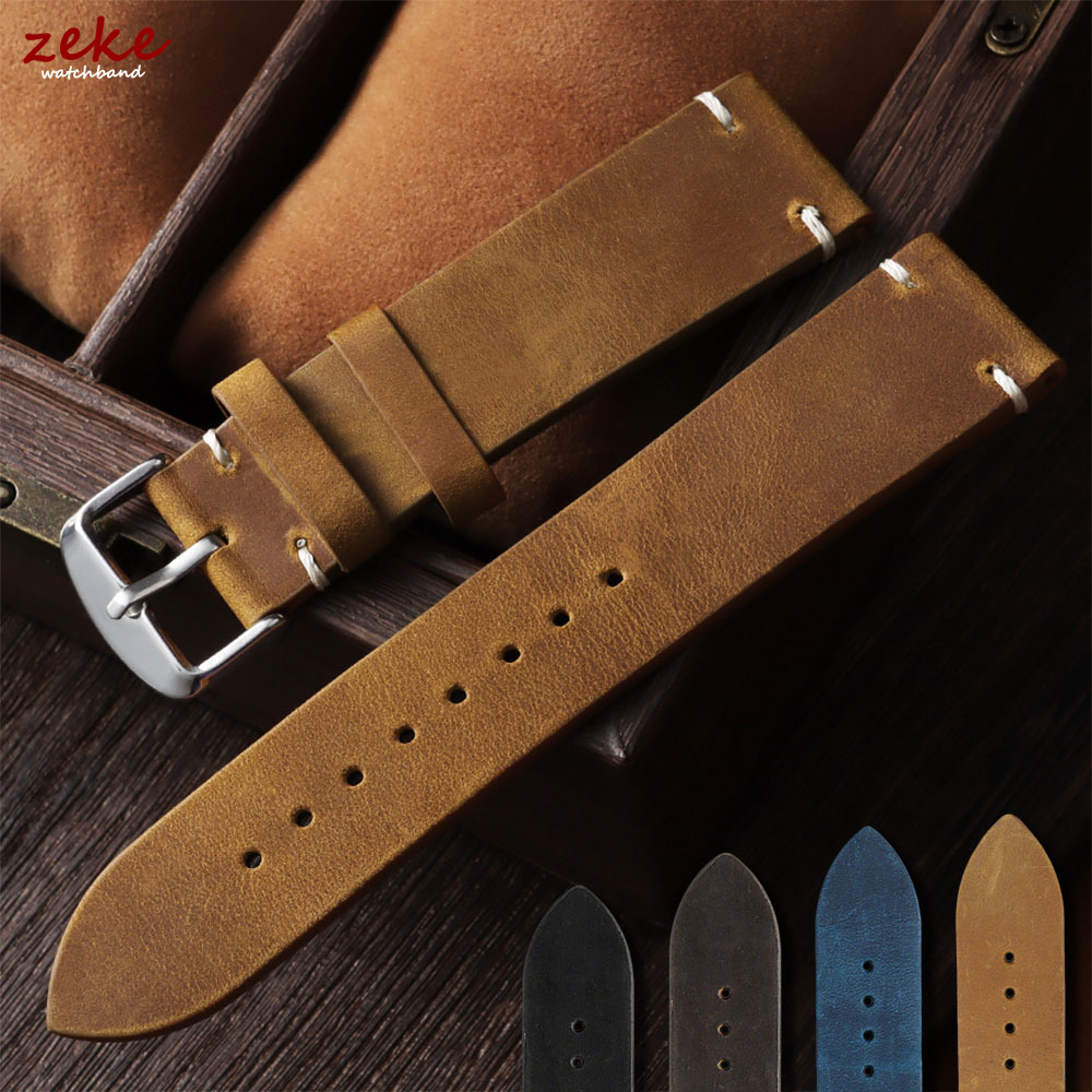 Nato Strap Nylon - สายนาฬิกาวินเทจแบบนิ่มเคลือบแว็กซ์ ขนาด 18 มม. 19 มม.