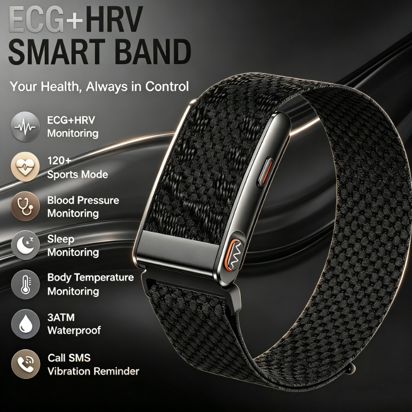 Smartwatch Square Watches For Men - สมาร์ทแบนด์รุ่นใหม่ปี 2026 พร้อมฟังก์ชัน ECG+HRV ระดับพยาบาล 3