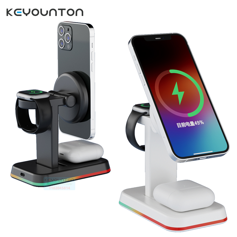 Watch 7 Smartwatch Iphone - แท่นชาร์จไร้สายแม่เหล็กแบบเร็ว 15W สำหรับ iPhone 17 16