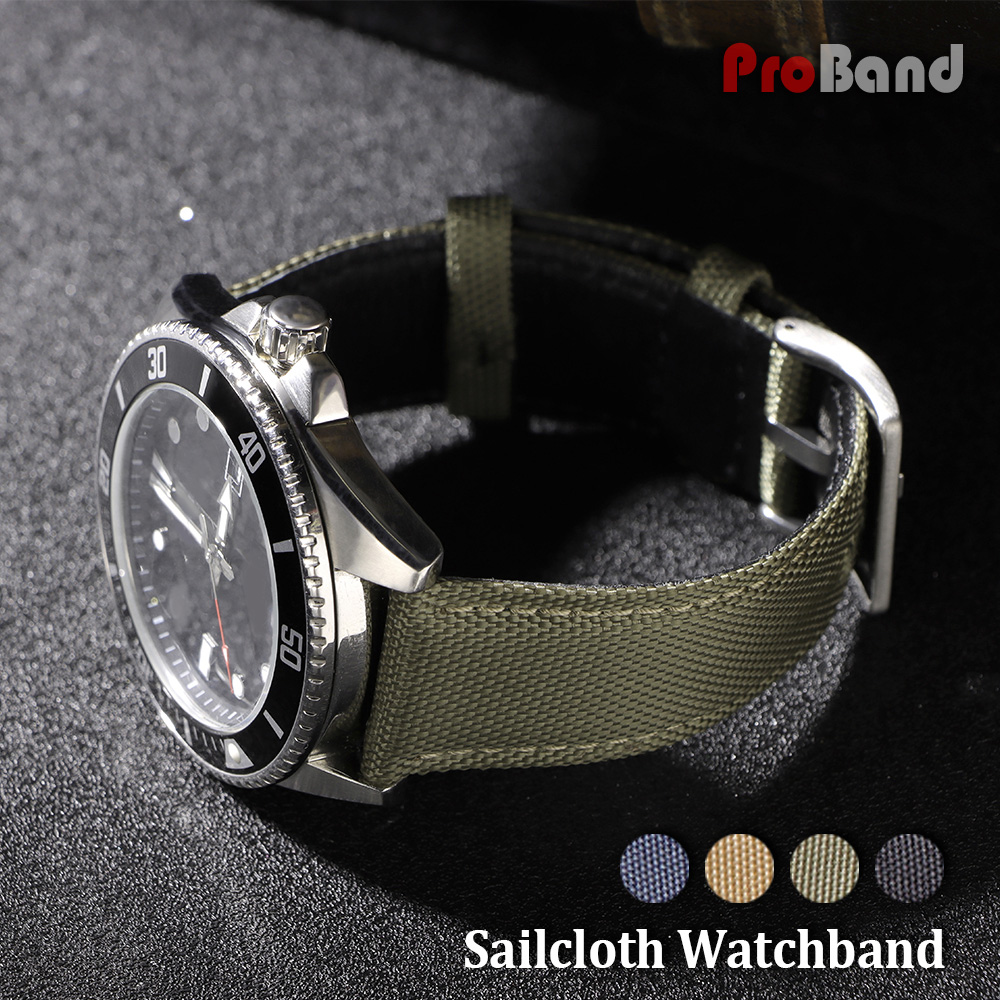 Smartwatch Premium Watches For Women - สายนาฬิกาผ้าใบกันน้ำ พรีเมียม สายไนลอนอเนกประสงค์ แบบปลดเร็ว ขนาด 20
