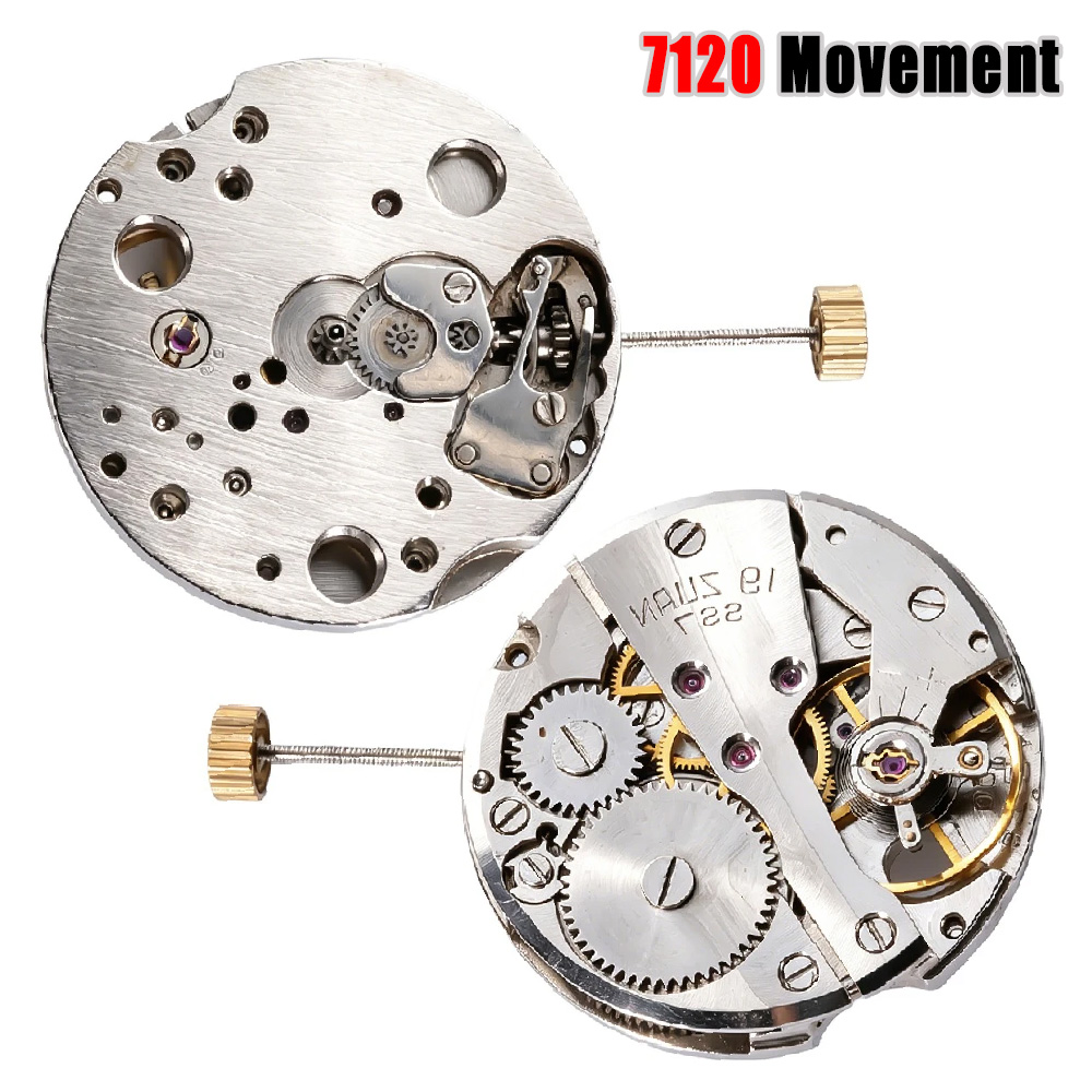 Watch Tool Repair Kit - อะไหล่กลไกนาฬิกาเซี่ยงไฮ้ 7120 ชุดซ่อมนาฬิกาแบบกลไกโบราณ ชุดฝึกซ่อม DIY สำหรับผู้เริ่มต้น