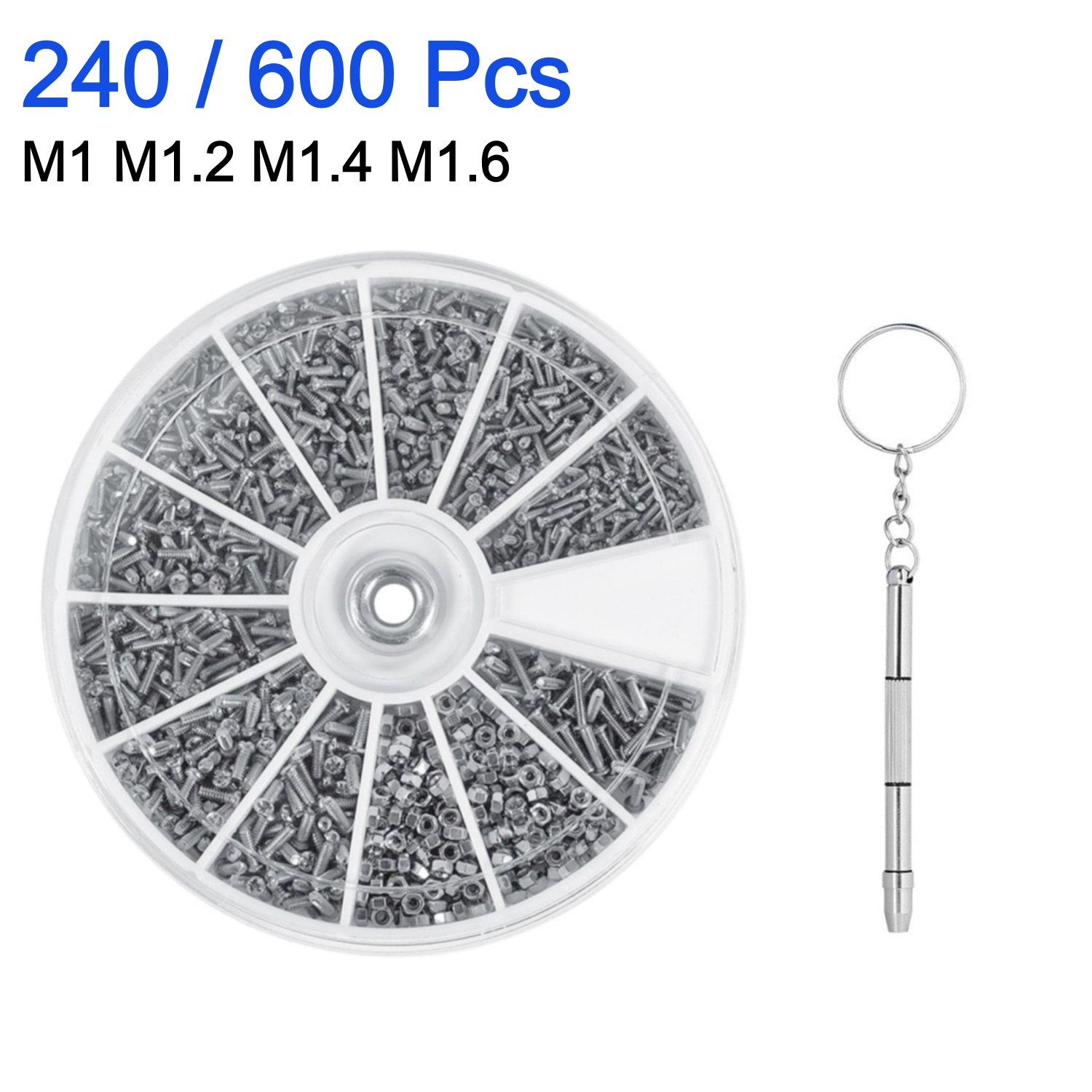Watch Tool Repair Kit - ชุดไขควงขนาดเล็ก 240/600 ชิ้น สำหรับซ่อมแว่นตา แว่นกันแดด นาฬิกา