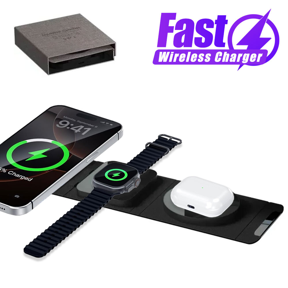 Watch 7 Smartwatch Iphone - แท่นชาร์จไร้สาย 3 in 1 สำหรับ iPhone