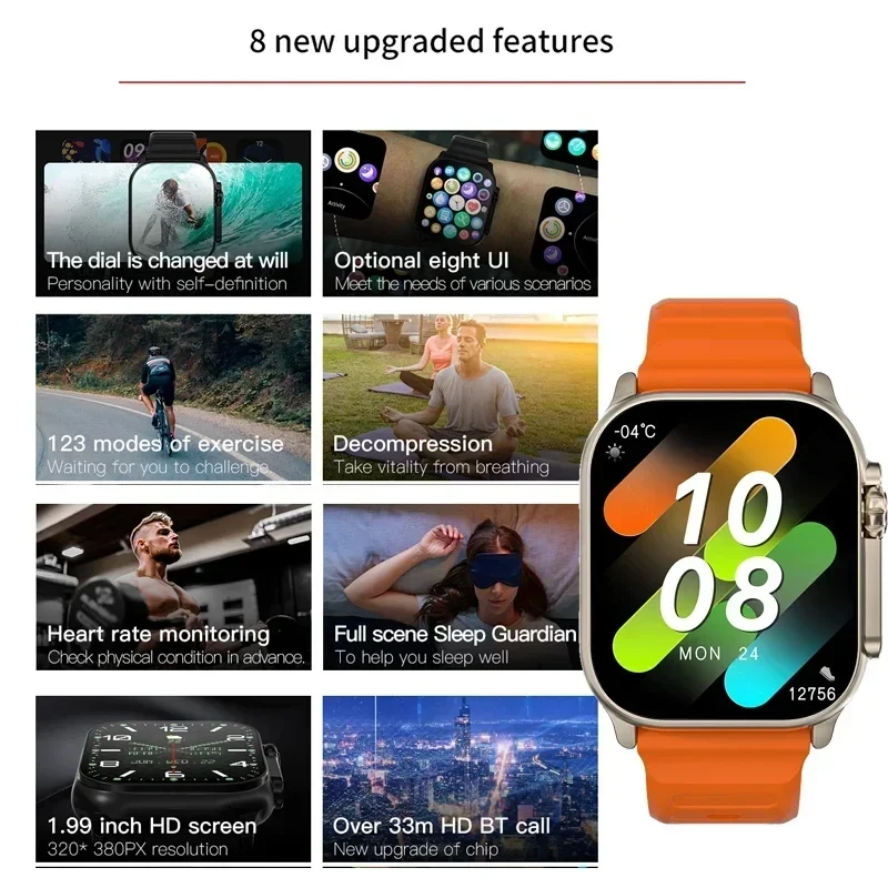 นาฬิกาอัจฉริยะรุ่นใหม่ T10 Ult - Smartwatch Watches For Women With Gps บทวิจารณ์และราคา