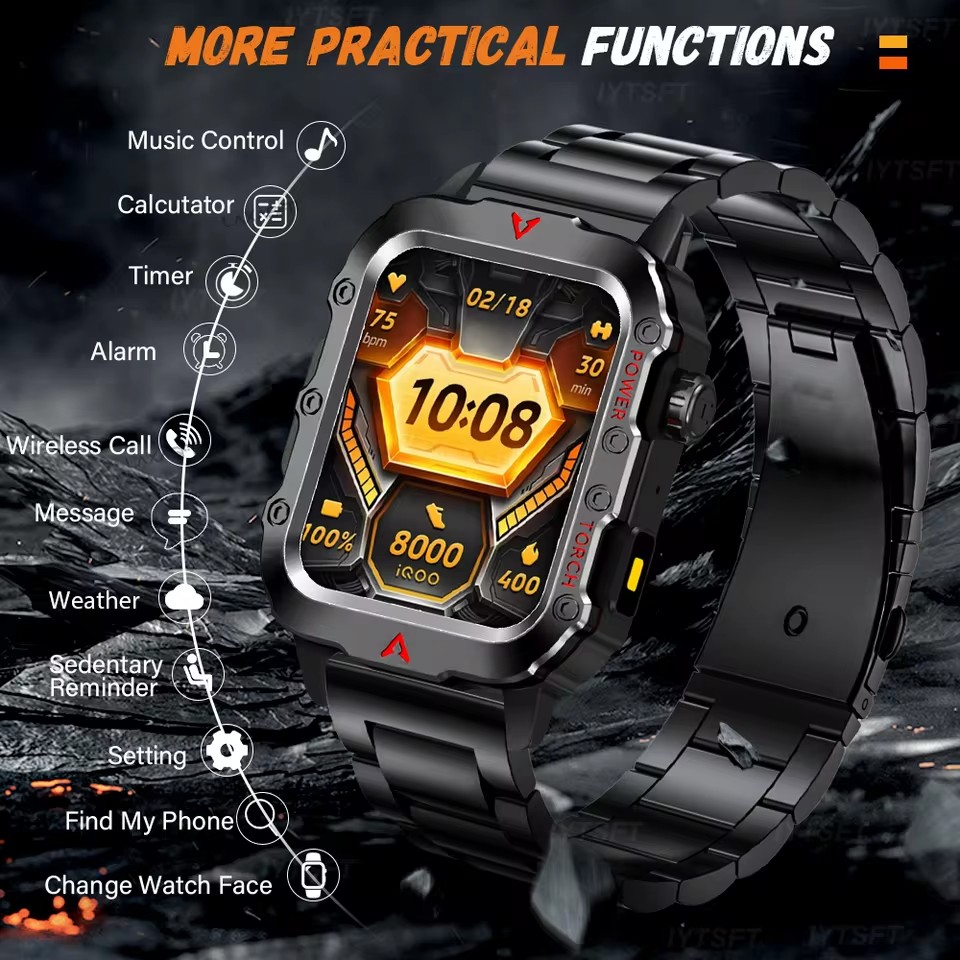ใหม่กีฬากลางแจ้งสมาร์ทวอทช์หน้ - Smartwatch Watches For Women With Gps บทวิจารณ์และราคา