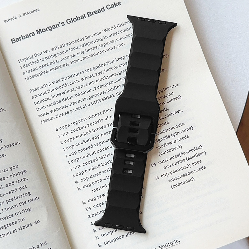 สายนาฬิกาซิลิโคนแบบหยัก ทนทาน  - Smartwatch Apple Watches For Women บทวิจารณ์และราคา