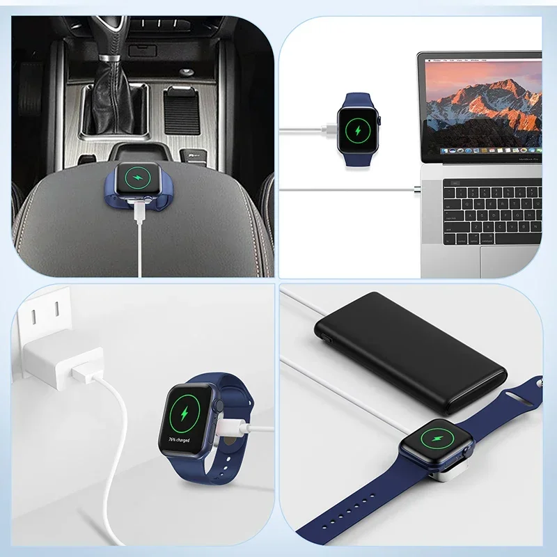 แท่นชาร์จไร้สายแม่เหล็กแบบพกพา - Watch 7 Smartwatch Iphone บทวิจารณ์และราคา