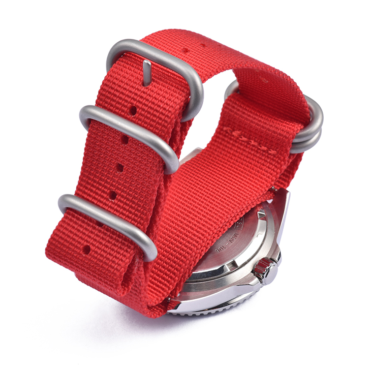สายนาฬิกาผ้าแคนวาสแบบถักไนลอน  - Nato Strap Nylon บทวิจารณ์และราคา