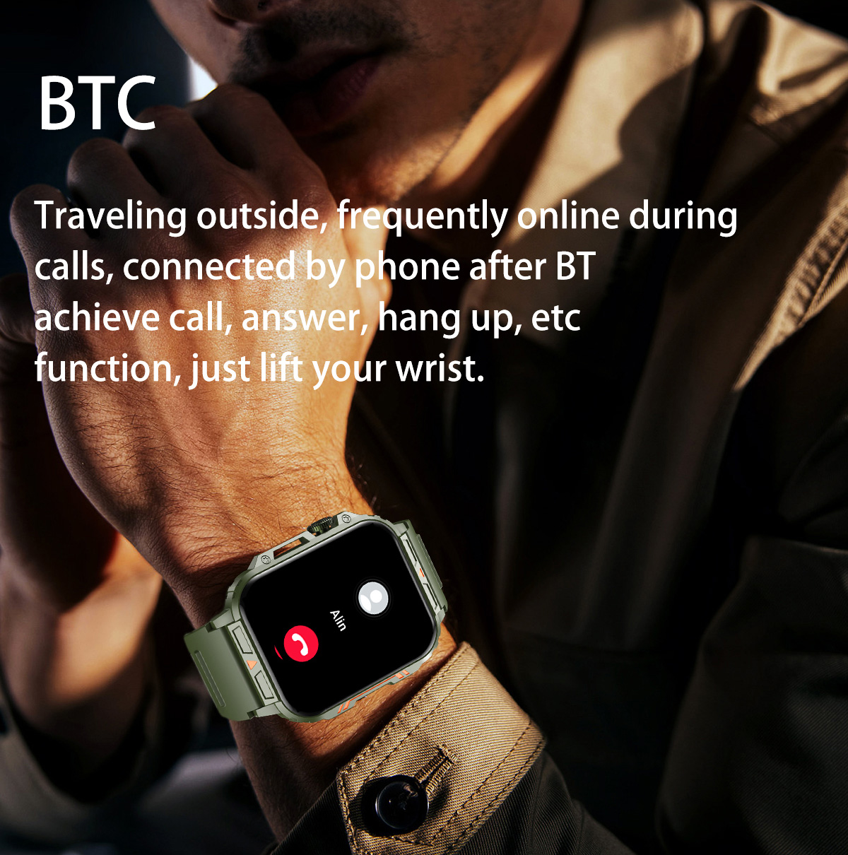 1.91สมาร์ทวอทช์สำหรับผู้ชาย, ส - Smartwatch Square Watches For Men บทวิจารณ์และราคา