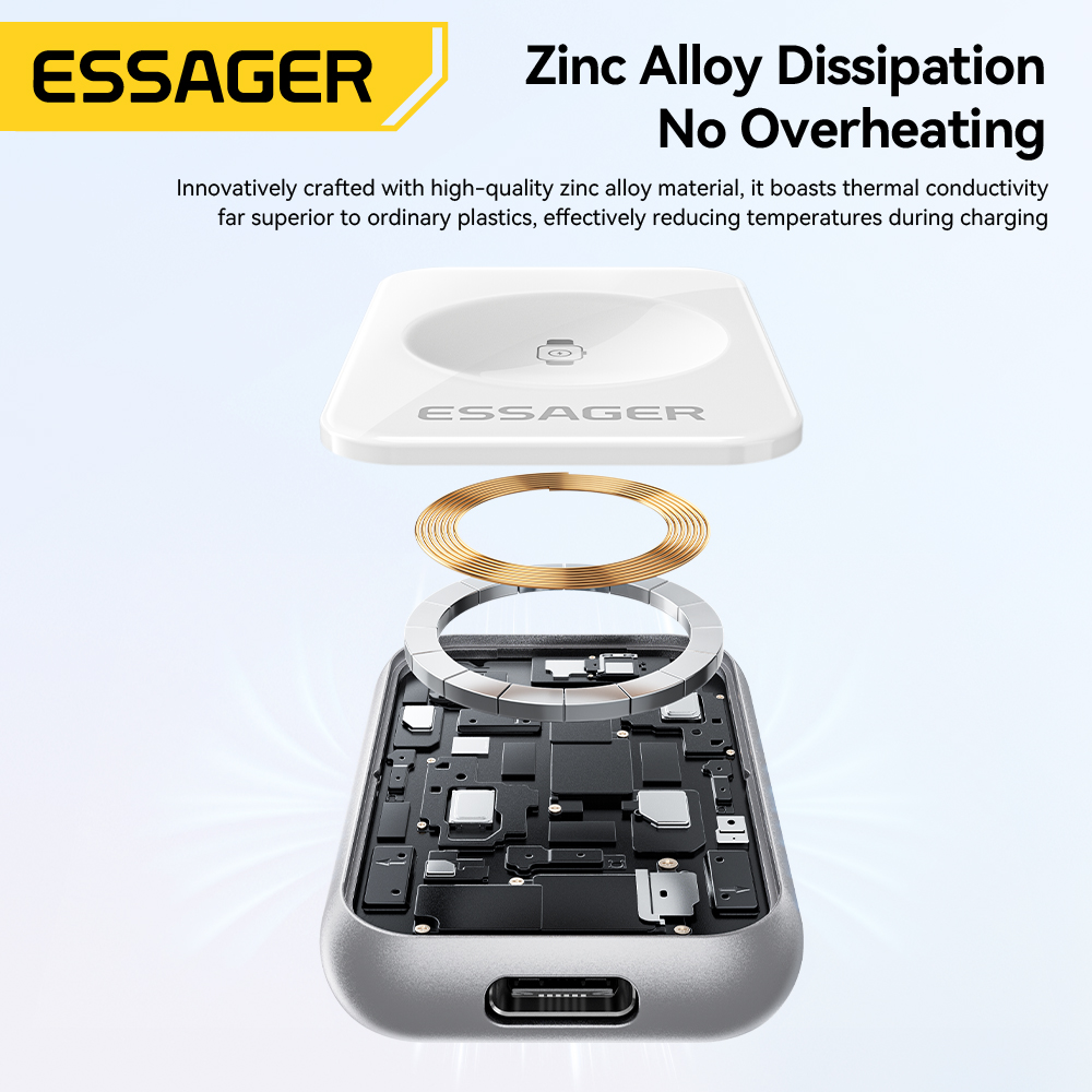 Essager ที่ชาร์จไร้สายแม่เหล็ก - Watch 7 Smartwatch Iphone บทวิจารณ์และราคา