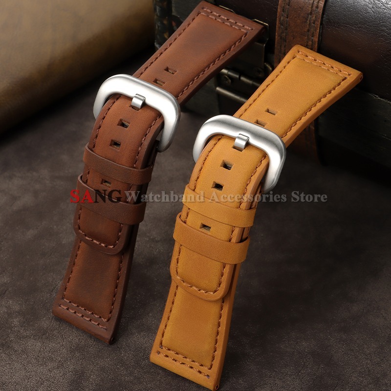 สายนาฬิกาหนังวินเทจขนาด 28 มม. - Watches Rolex Smartwatch บทวิจารณ์และราคา