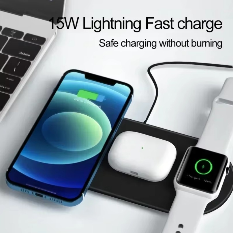 แท่นชาร์จไร้สาย 3 in 1 สำหรับ  - Watch 7 Smartwatch Iphone บทวิจารณ์และราคา