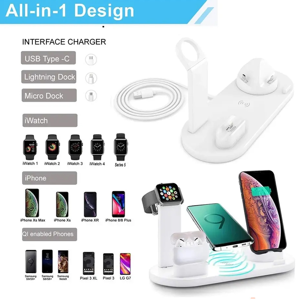 แท่นชาร์จไร้สาย 30W 7 in 1 สำห - Watch 7 Smartwatch Iphone บทวิจารณ์และราคา