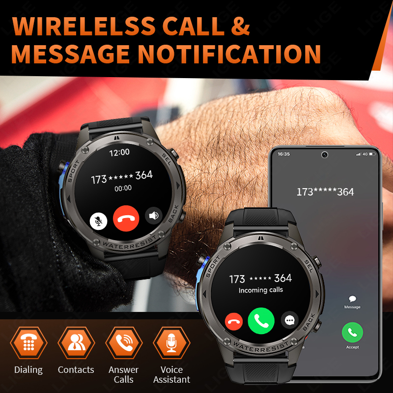 2026 ใหม่อัลตร้ามิลิทารี่เกรด  - Smartwatch New Watches บทวิจารณ์และราคา