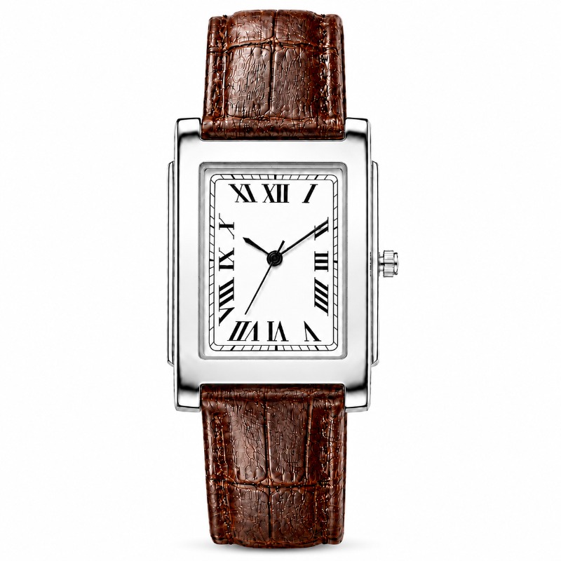 นาฬิกาข้อมือผู้ชายสไตล์คลาสสิก - Smartwatch Square Watches For Men บทวิจารณ์และราคา