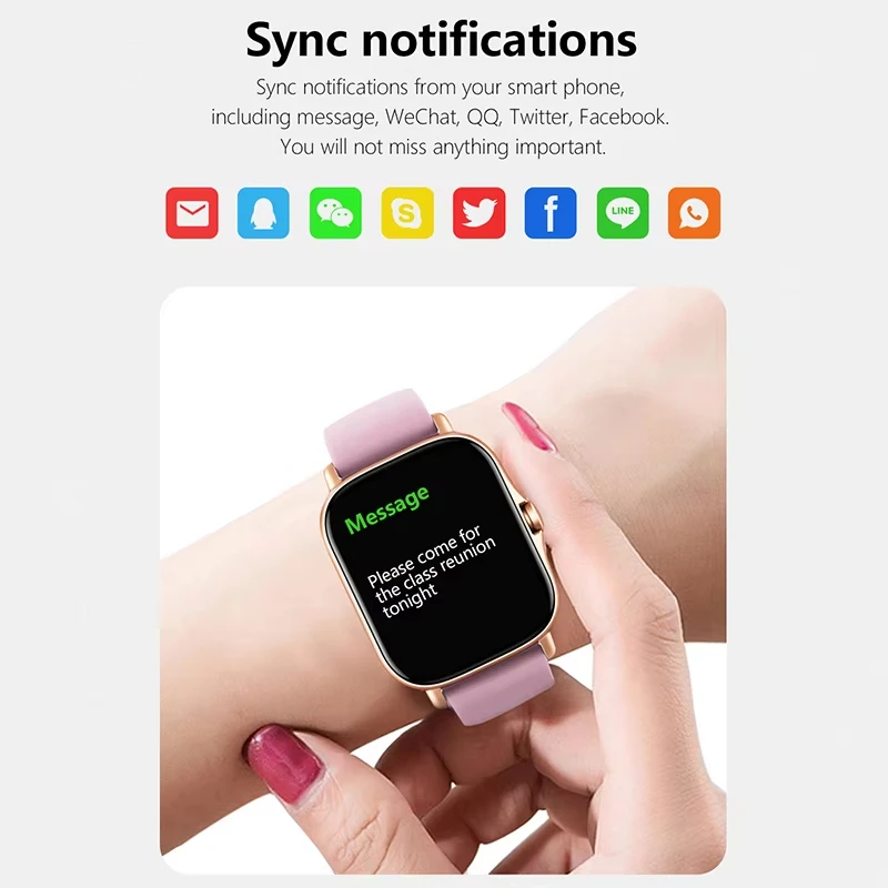 เลอโนโว 1.83 นาฬิกาสมาร์ทวอทช์ - Smartwatch Square Watches For Men บทวิจารณ์และราคา