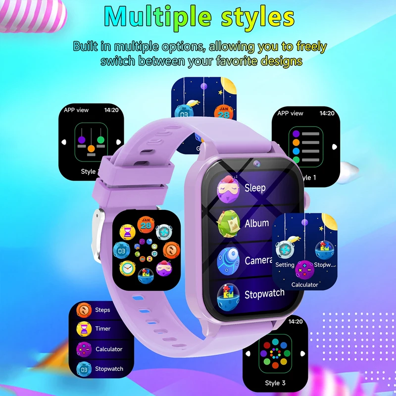 เกมเด็กสมาร์ทนาฬิกาไฟฉายกันน้ำ - Smartwatch Watches For Kid Boy บทวิจารณ์และราคา