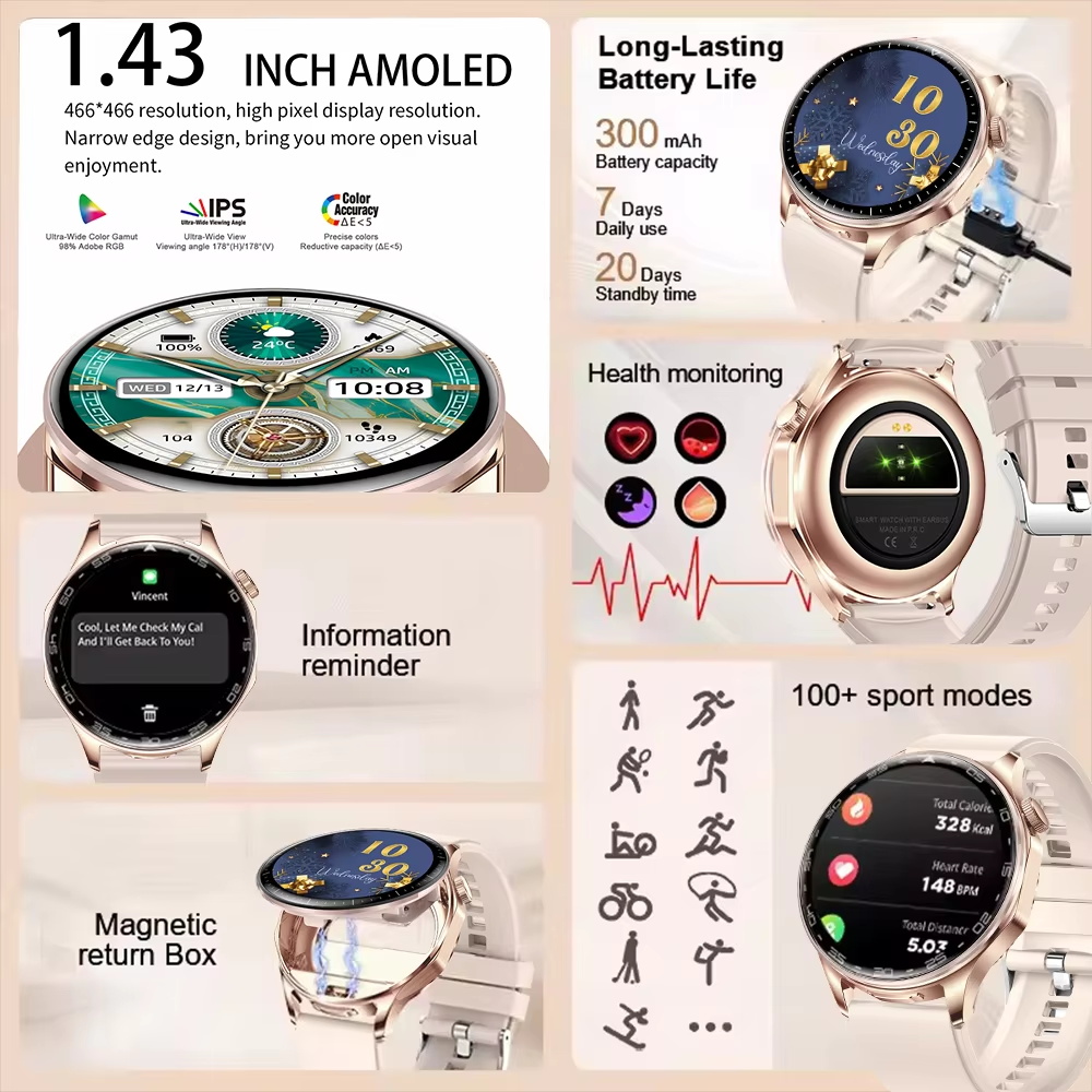 นาฬิกาสมาร์ทวอทช์ 2 in 1 พร้อม - Smartwatch Noise Watches For Women บทวิจารณ์และราคา