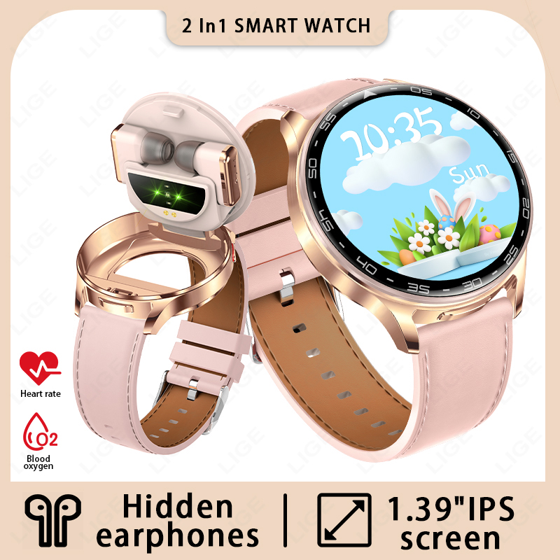 2 In 1 TWSชุดหูฟังสมาร์ทนาฬิกา - Smartwatch Noise Watches For Women บทวิจารณ์และราคา