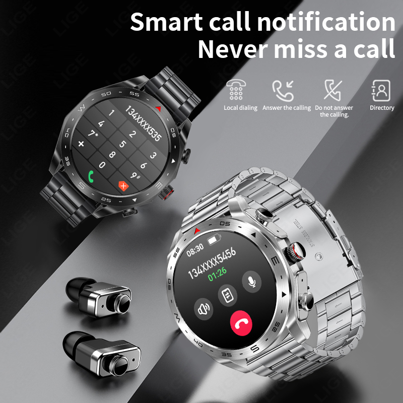 LIGE หน้าจอ AMOLED สมาร์ทวอทช์ - Smartwatch Noise Watches For Women บทวิจารณ์และราคา