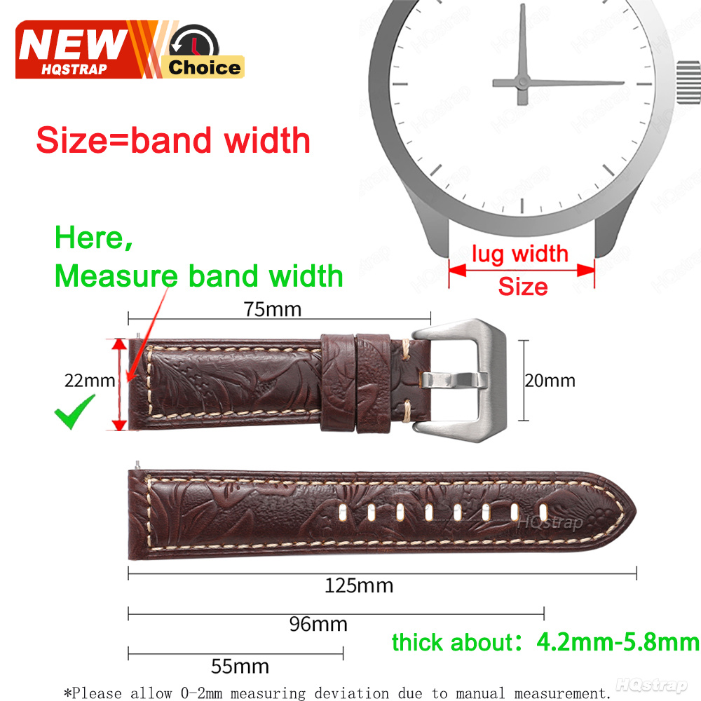 สายนาฬิกาหนังพิมพ์ลายใหม่ ขนาด - Watches Rolex Smartwatch บทวิจารณ์และราคา