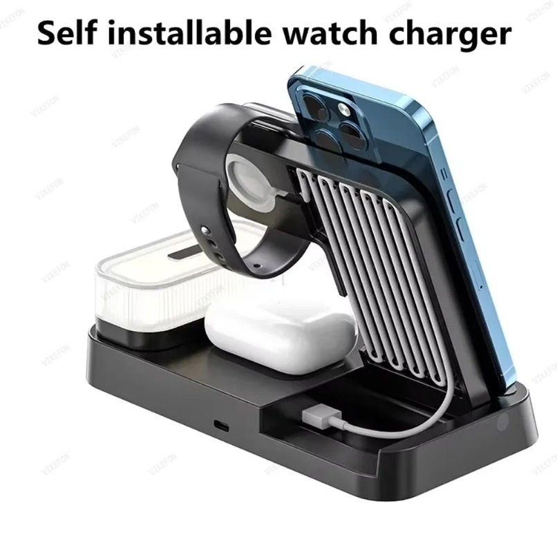 แท่นชาร์จไร้สาย LED 6 in 1 แบบ - Watch 7 Smartwatch Iphone บทวิจารณ์และราคา