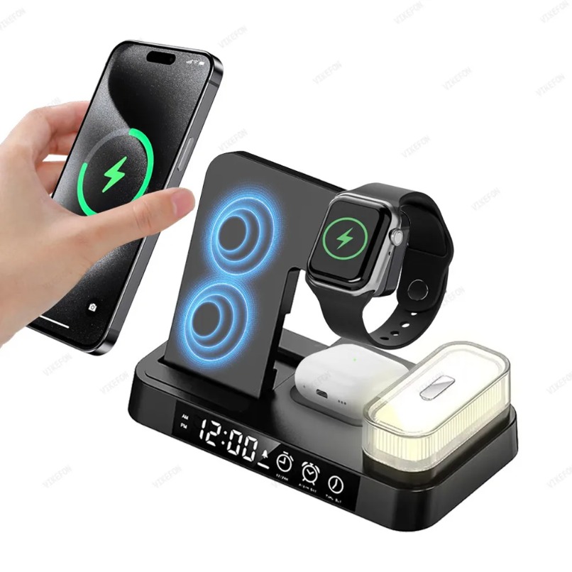 แท่นชาร์จไร้สาย LED 6 in 1 แบบ - Watch 7 Smartwatch Iphone บทวิจารณ์และราคา
