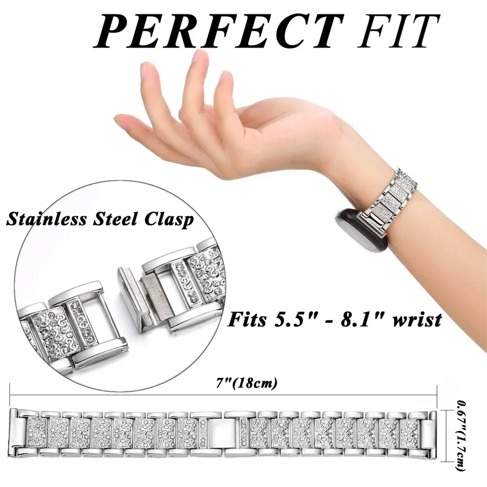 สายนาฬิกาโลหะแบบเปลี่ยนได้ รุ่ - Smartwatch Premium Watches For Women บทวิจารณ์และราคา