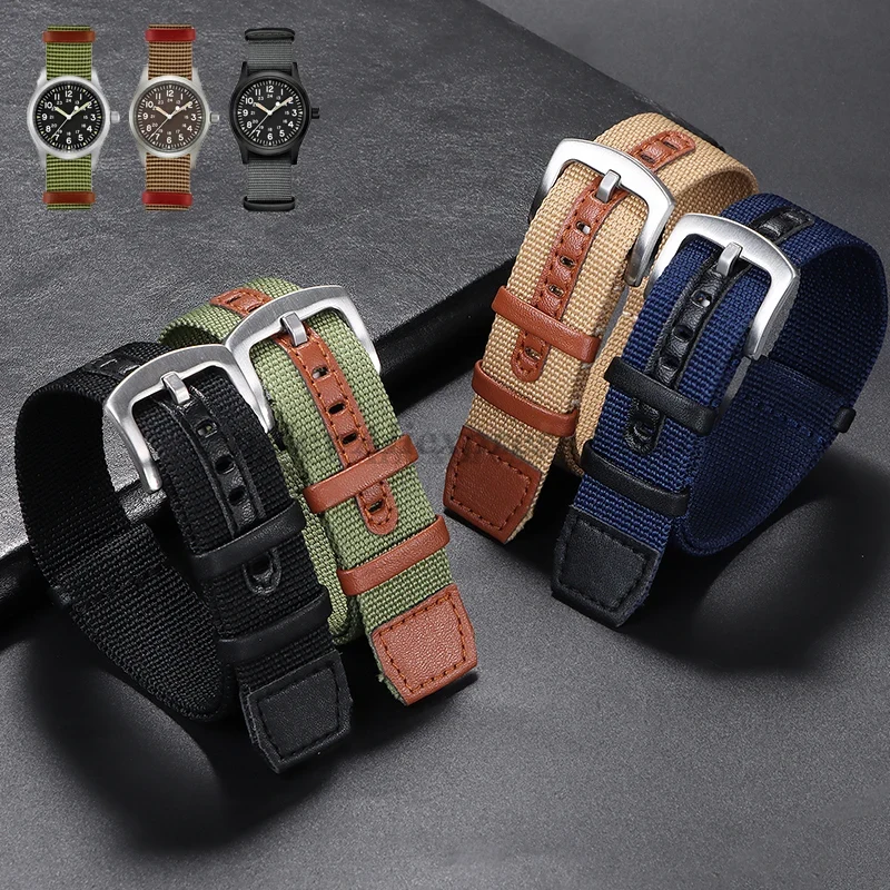 20 มม.22 มม.ผ้าใบไนลอน Patch ส - Watches Rolex Smartwatch บทวิจารณ์และราคา