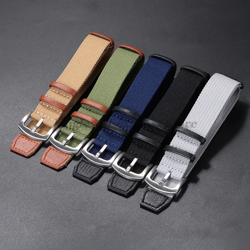 20 มม.22 มม.ผ้าใบไนลอน Patch ส - Watches Rolex Smartwatch บทวิจารณ์และราคา