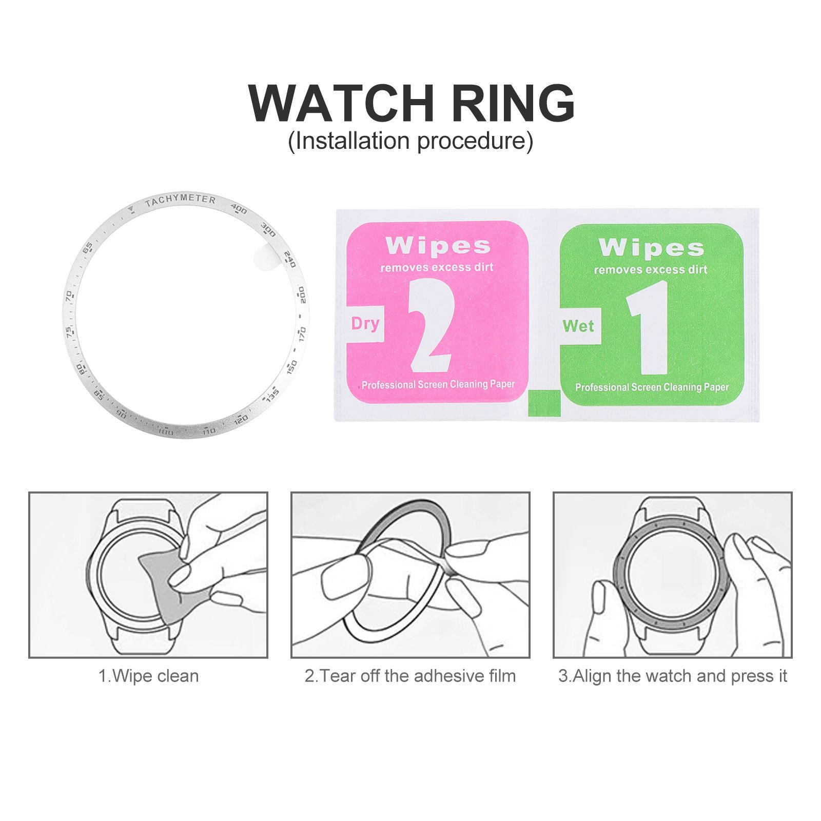 กรอบป้องกันหน้าปัดนาฬิกาอัจฉริ - Smartwatch Ring Watches บทวิจารณ์และราคา