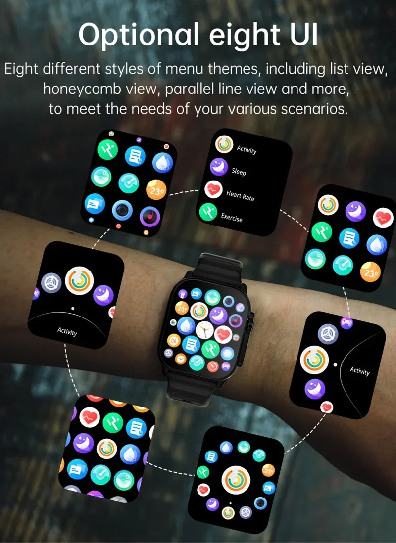 Original T900 Ultra 2 สมาร์ทนา - Smartwatch Square Watches For Men บทวิจารณ์และราคา