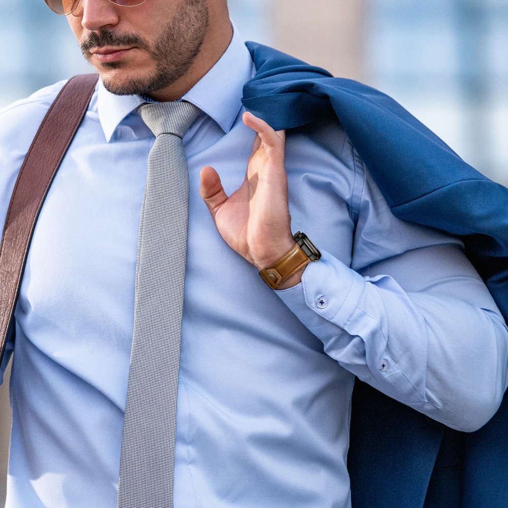สายหนัง Business Armor สำหรับ  - Smartwatch Slim Watches For Men บทวิจารณ์และราคา