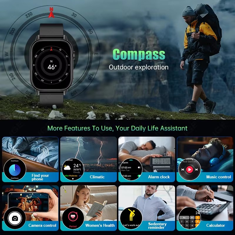 นาฬิกาสมาร์ทวอทช์ GPS รุ่นพรีเ - Smartwatch Premium Watches For Women บทวิจารณ์และราคา