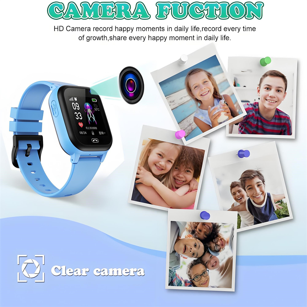 นาฬิกาสมาร์ทวอทช์สำหรับเด็ก ระ - Smartwatch Watches Birthday Gift For Boys With Gps บทวิจารณ์และราคา