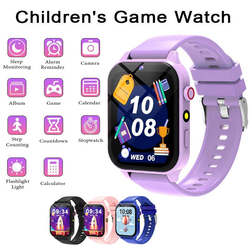 สมาร์ทวอทช์เกมเด็กนาฬิกา 1.83  - Smartwatch Watches For Kid Boy บทวิจารณ์และราคา