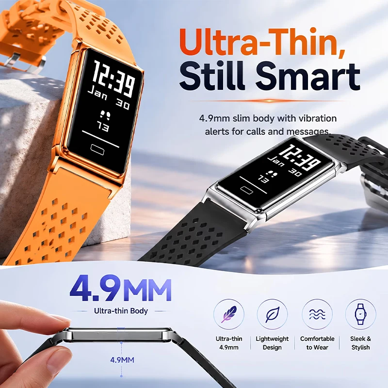 LIGE สมาร์ทบราซเล็ทรุ่นใหม่ ดี - Smartwatch Slim Watches For Men บทวิจารณ์และราคา