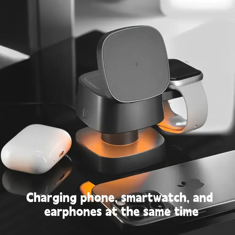 แท่นชาร์จไร้สายแม่เหล็ก 3 in 1 - Watch 7 Smartwatch Iphone บทวิจารณ์และราคา