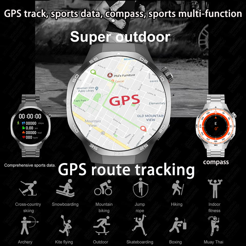 นาฬิกา BOXUXING รุ่นใหม่ ปี 20 - Smartwatch Watches For Women With Gps บทวิจารณ์และราคา
