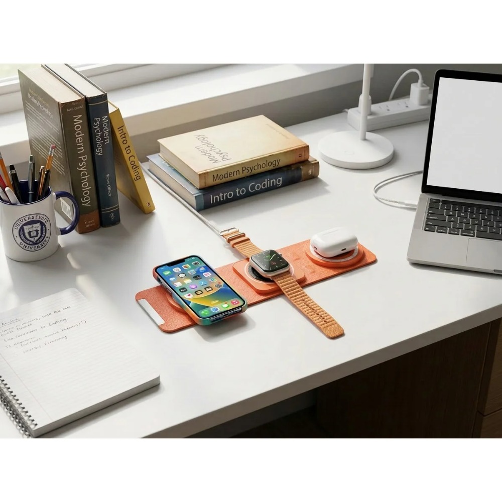 แท่นชาร์จไร้สาย 3 in 1 สำหรับ  - Watch 7 Smartwatch Iphone บทวิจารณ์และราคา
