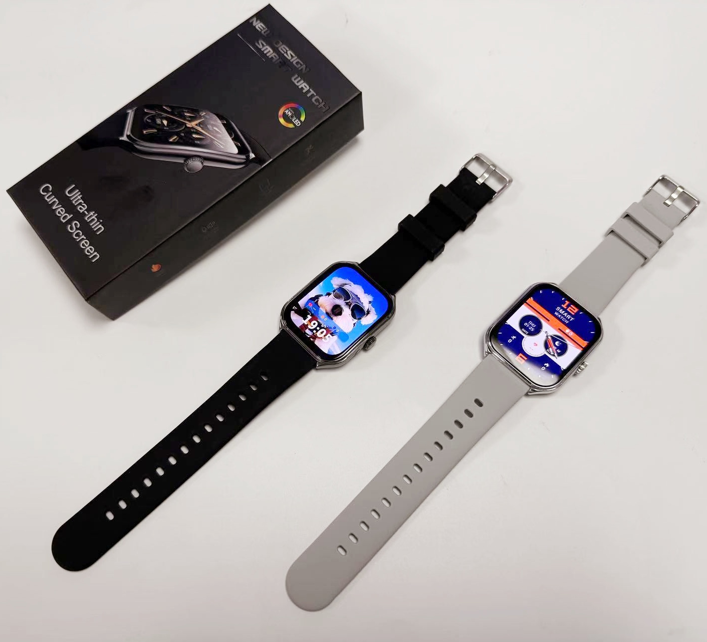แฟชั่น Ultra-Slim AMOLED Smart - Smartwatch Slim Watches For Men บทวิจารณ์และราคา