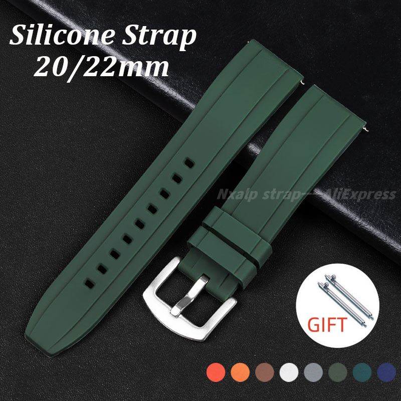 สายนาฬิกาข้อมือซิลิโคน20มม. 22 - Watches Rolex Smartwatch บทวิจารณ์และราคา