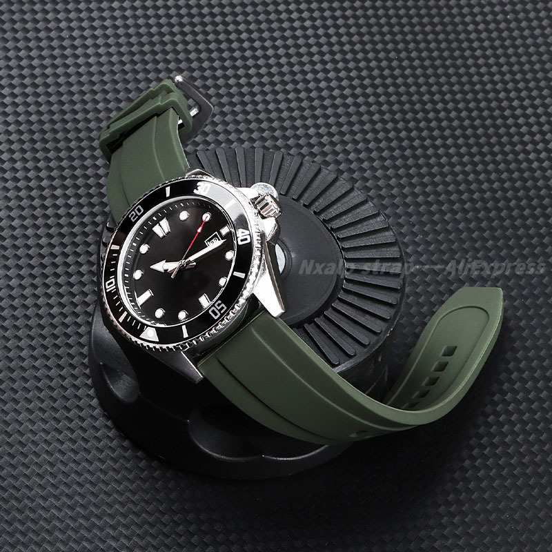 สายนาฬิกาข้อมือซิลิโคน20มม. 22 - Watches Rolex Smartwatch บทวิจารณ์และราคา
