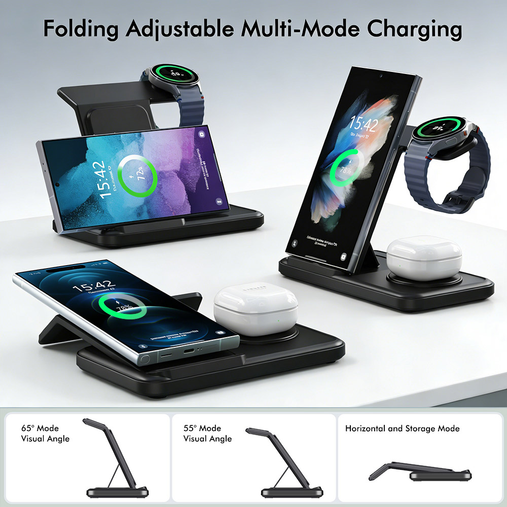 แท่นชาร์จไร้สาย 3 in 1 สำหรับ  - Watch 7 Smartwatch Iphone บทวิจารณ์และราคา